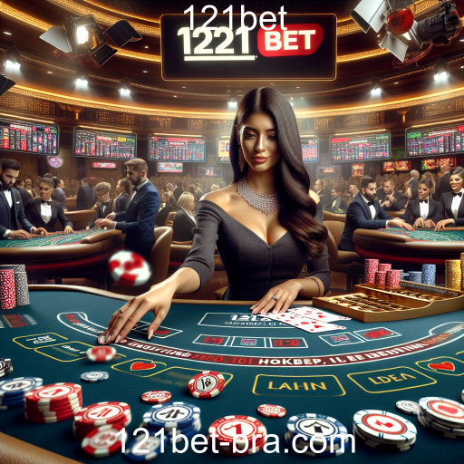 Experiência Imersiva com Jogos Ao Vivo na 121bet